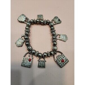 Cute Bracelet With Different Shapes Charms Of Purses Good006